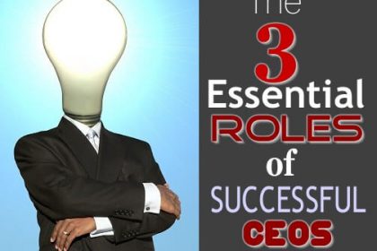 ceo 3 essential roles of successful CEOs
