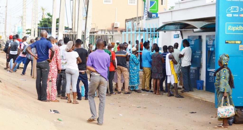 Customers left stranded as banks in Abuja close temporarily amid #EndBadGovernanceInNigeria demonstration Customers left stranded as banks in Abuja close temporarily amid #EndBadGovernanceInNigeria demonstration