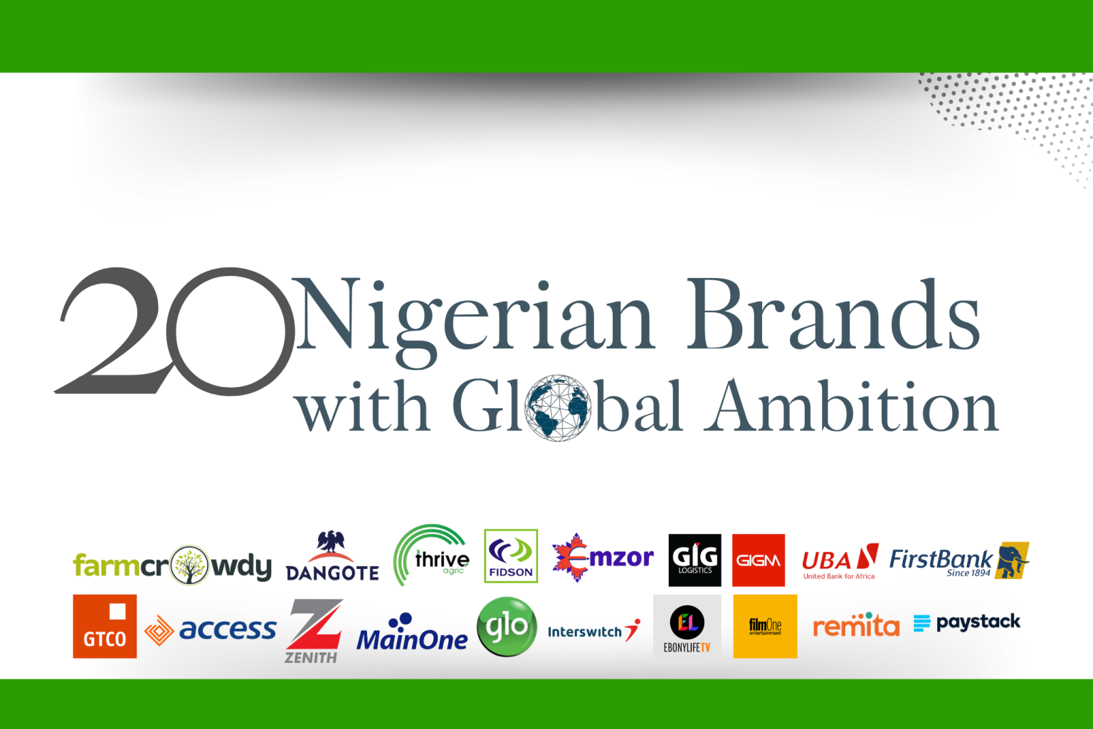 20 Nigerian Brands with Global Ambition 20 Nigerian Brands with Global Ambition