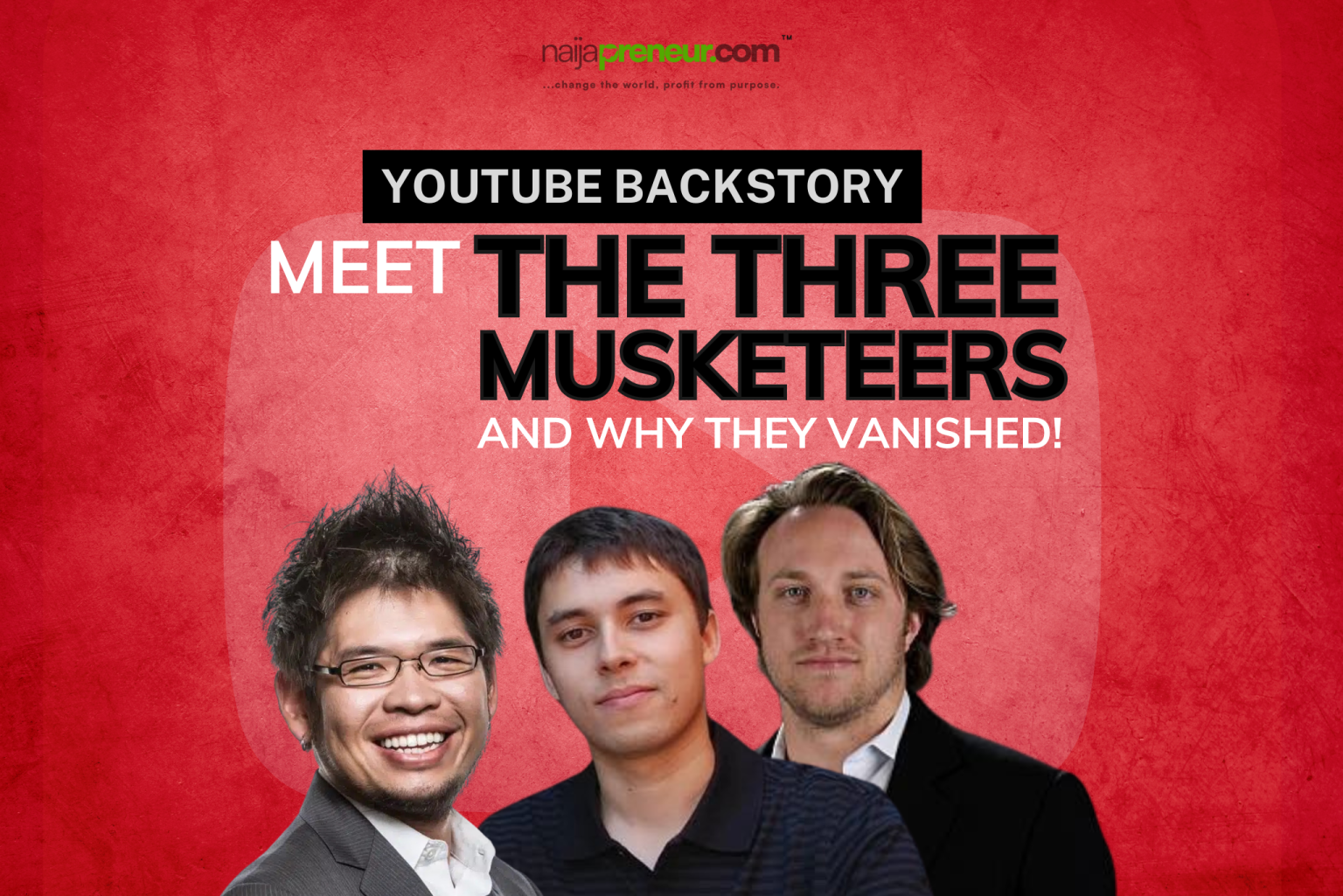 YouTube Backstory: Meet the 3 Musketeers, and why they vanished! YouTube Backstory: Meet the 3 Musketeers, and why they vanished!