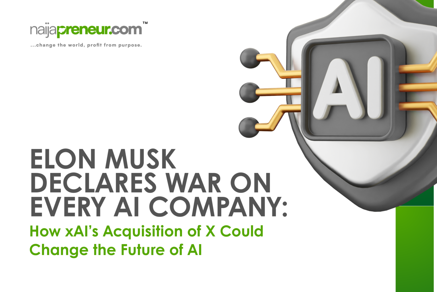 Elon Musk Declares War on Every AI Company: How xAI’s Acquisition of X Could Change the Future of AI Elon Musk Declares War on Every AI Company: How xAI’s Acquisition of X Could Change the Future of AI