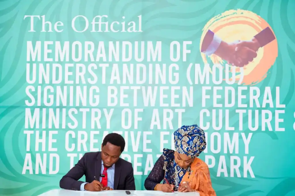 Federal Ministry Signs MoU for Development of Abuja Creative City, Aiming to Position Nigeria as Africa’s Leading Cultural Hub Federal Ministry Signs MoU for Development of Abuja Creative City, Aiming to Position Nigeria as Africa's Leading Cultural Hub