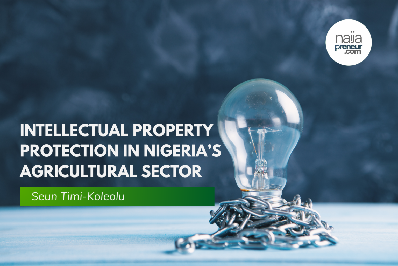 Intellectual Property Protection in Nigeria’s Agricultural Sector Intellectual Property Protection in Nigeria’s Agricultural Sector