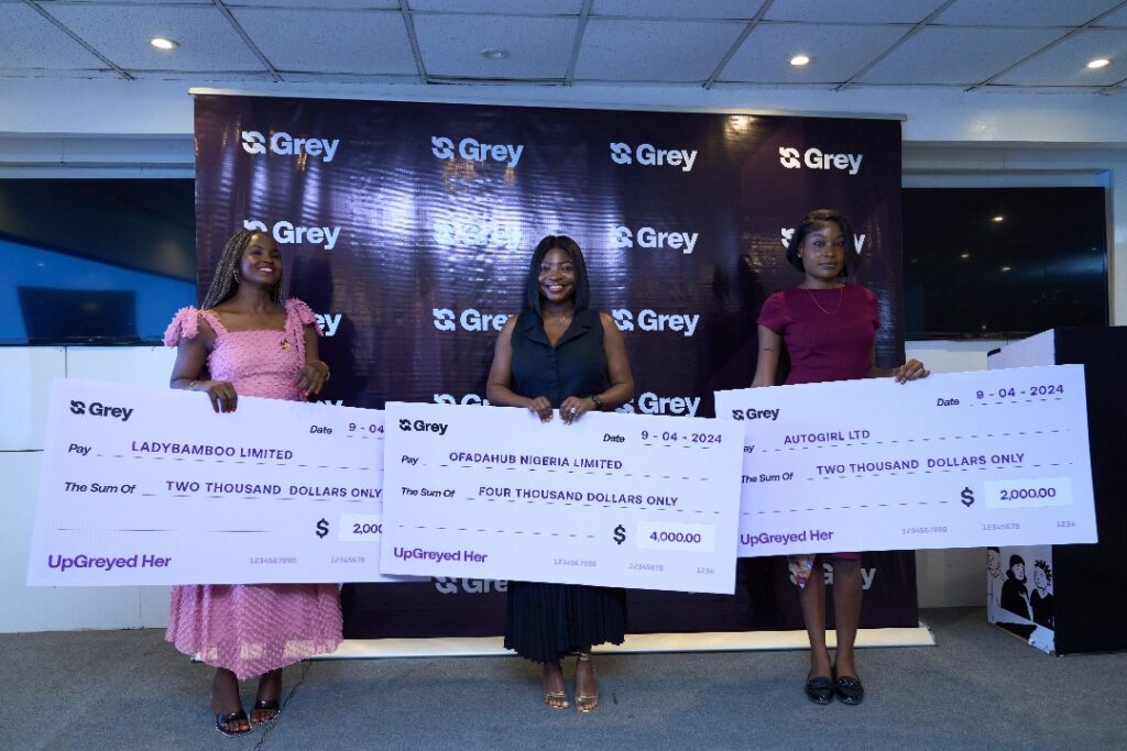 Grey Awards $9,500 to Women Entrepreneurs from Brazil and Nigeria through UpGreyed Her 2025