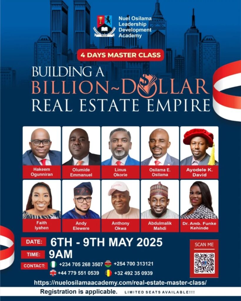 Nuel Osilama Real Estate Masterclass