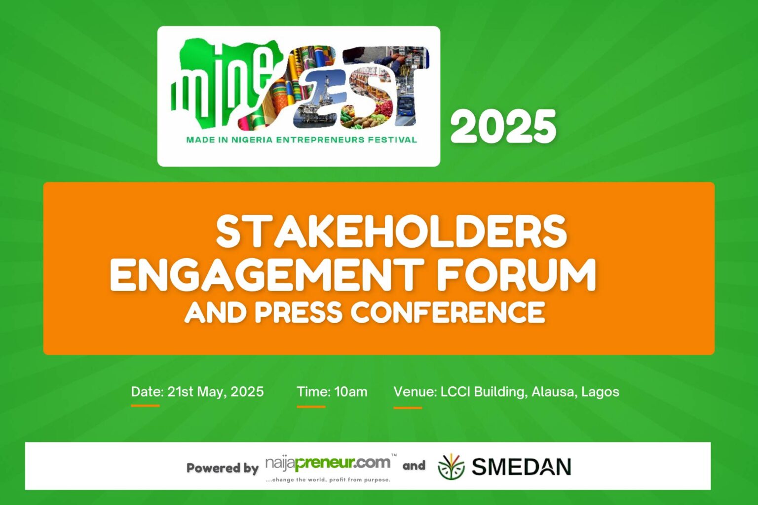 MINE Fest 2025 to Host Stakeholders Engagement & Press Conference Ahead of Landmark Event