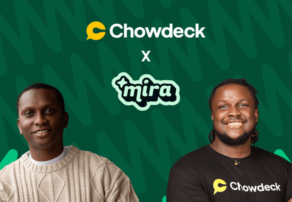 Chowdeck Acquires Mira to Deepen Restaurant Tech Integration and Strengthen Vendor Services