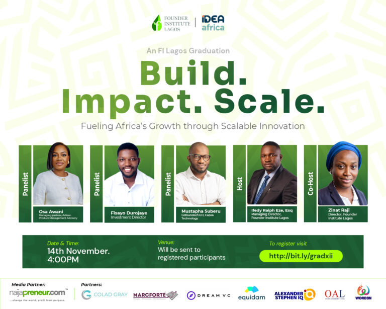 Founder Institute Lagos partners with Mine Media to spotlight Africa’s Emerging Innovators at the Founder Institute Lagos Cohort XII Graduation