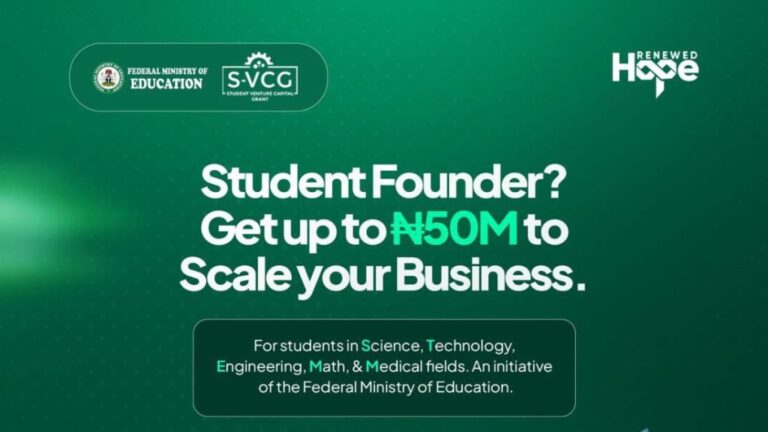 The Innovation Decoupling: FG Launches ₦50M Student Venture Grant to Re-Engineer Nigerian Education