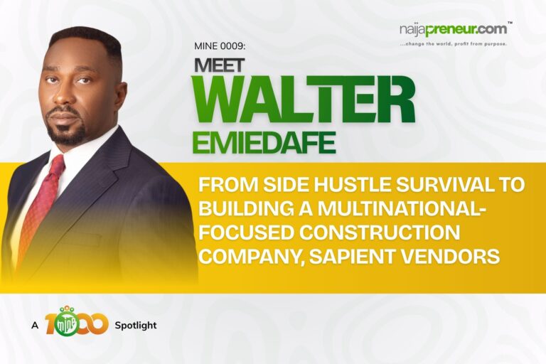 Meet Walter Emiedafe – From Side Hustle Survival to Building a Multinational-Focused Construction Company, Sapient Vendors