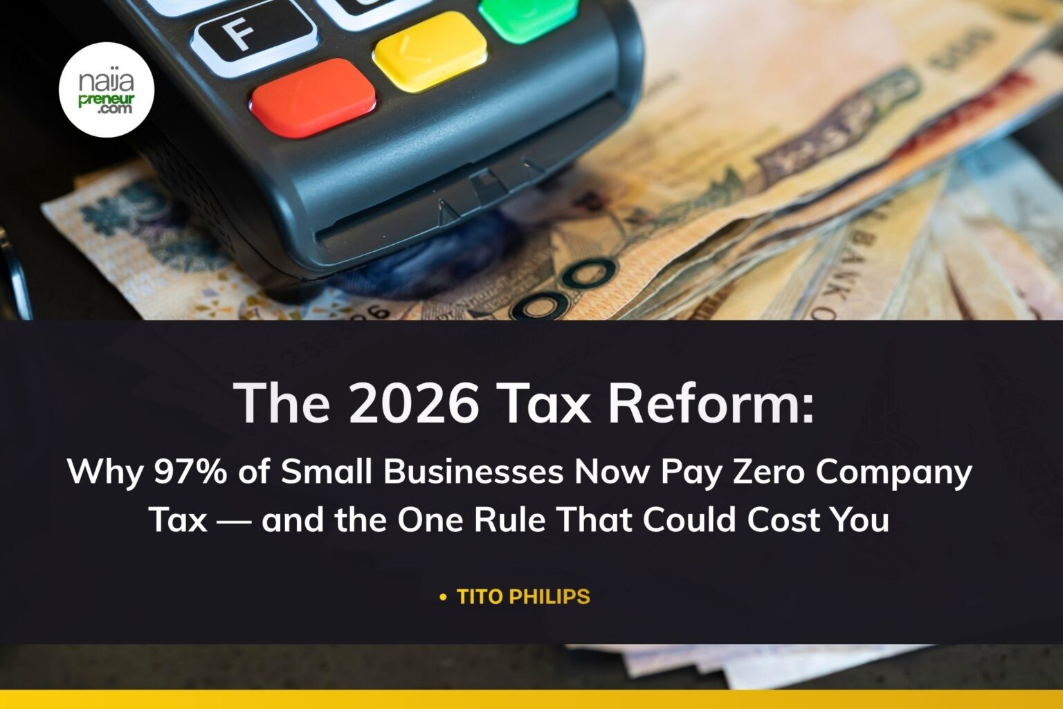 The 2026 Tax Reform: Why 97% of Small Businesses Now Pay Zero Company Tax — and the One Rule That Could Cost You The 2026 Tax Reform: Why 97% of Small Businesses Now Pay Zero Company Tax — and the One Rule That Could Cost You