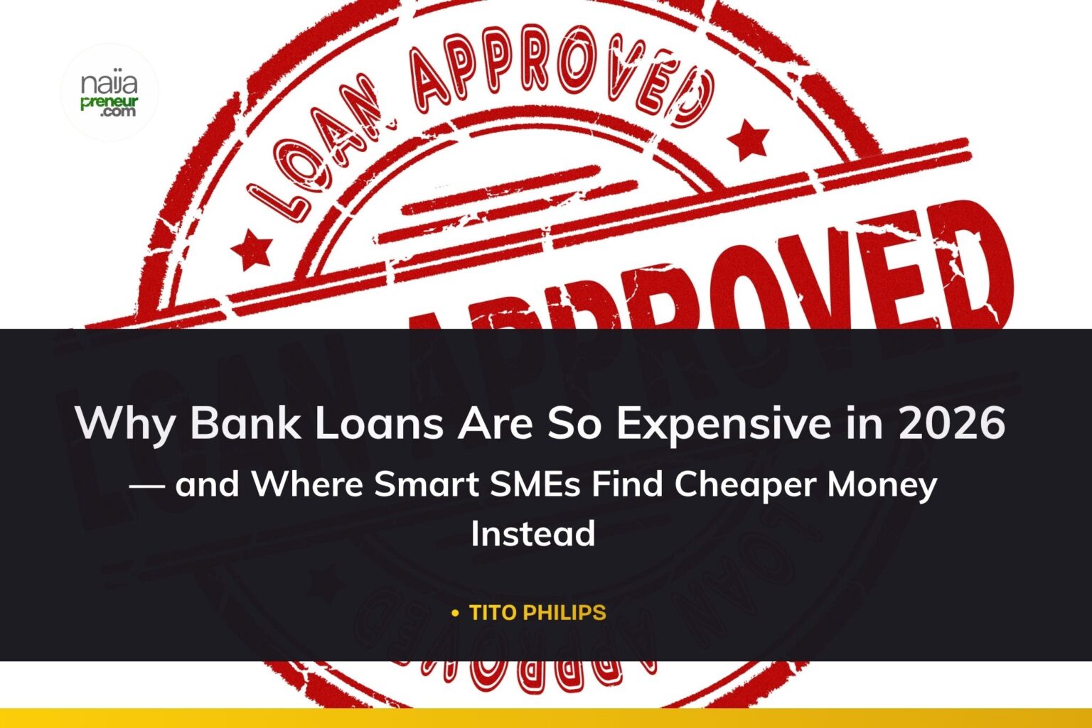 Why Bank Loans Are So Expensive in 2026 — and Where Smart SMEs Find Cheaper Money Instead Why Bank Loans Are So Expensive in 2026 — and Where Smart SMEs Find Cheaper Money Instead