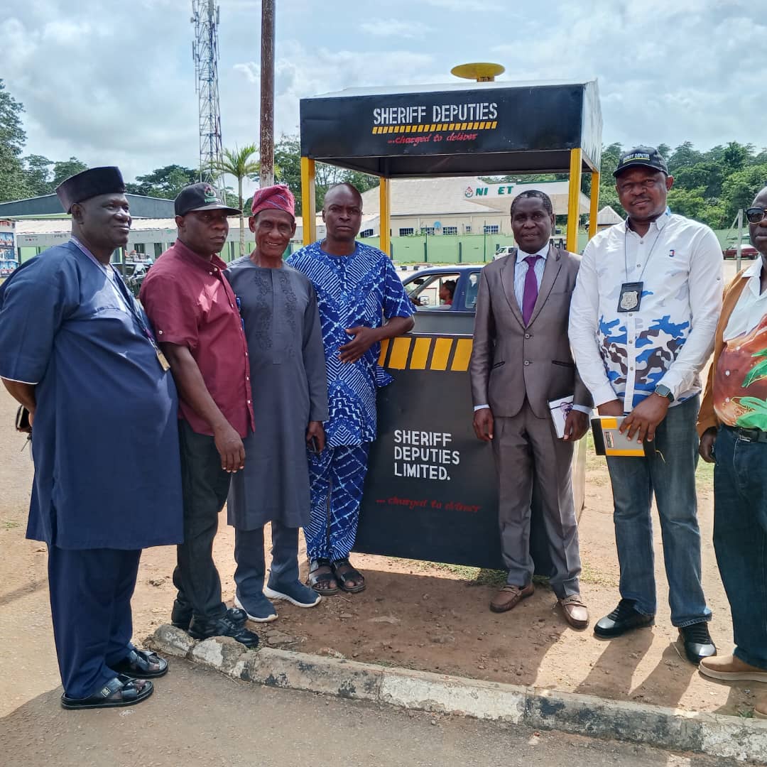 Sheriff Deputies Donates Traffic Control Stands to FUTA and Police Area Command, Akure